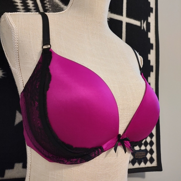 🩷 Vintage Y2K Victoria's Secret Very Sexy Push Up Convertible Underwire Bra, 34 - Picture 3 of 9
